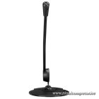 Snopy Mikrofon - SN-130 (3,5 Jack csatlakozó; 220cm kábel; állvány, fekete)