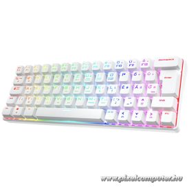   Spirit of Gamer Billentyűzet Mechanikus - XPERT K200 fehér (TKL, SOG red, RGB LED,USB, anti-ghosting, fehér, magyar)
