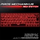 Spirit of Gamer Billentyűzet Mechanikus - XPERT K200 fehér (TKL, SOG red, RGB LED,USB, anti-ghosting, fehér, magyar)