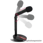 Spirit of Gamer Mikrofon - EKO (USB csatlakozó; 140cm kábel; állvány; fekete-piros)