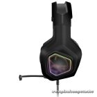 Spirit of Gamer Fejhallgató - ELITE H50 Black (MultiPlatform, RGB, 3.5mm Jack, mikrofon, hangerőszabályzó, nagy-párnás)