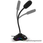 Spirit of Gamer Mikrofon - EKO 300 (RGB. USB csatlakozó, 150cm kábel, fekete)