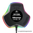 Spirit of Gamer Mikrofon - EKO 300 (RGB. USB csatlakozó, 150cm kábel, fekete)