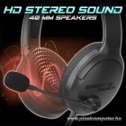 Spirit of Gamer Fejhallgató - PRO-H4 Black (MultiPlatform, mikrofon, 3.5mm jack, hangerőszabályzó, fekete)