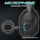 Spirit of Gamer Fejhallgató - PRO-H4 Black (MultiPlatform, mikrofon, 3.5mm jack, hangerőszabályzó, fekete)