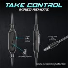 Spirit of Gamer Fejhallgató - PRO-H4 Black (MultiPlatform, mikrofon, 3.5mm jack, hangerőszabályzó, fekete)