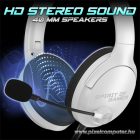 Spirit of Gamer Fejhallgató - PRO-H4 White (MultiPlatform, mikrofon, 3.5mm jack, hangerőszabályzó, fehér)