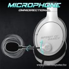 Spirit of Gamer Fejhallgató - PRO-H4 White (MultiPlatform, mikrofon, 3.5mm jack, hangerőszabályzó, fehér)