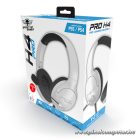Spirit of Gamer Fejhallgató - PRO-H4 White (MultiPlatform, mikrofon, 3.5mm jack, hangerőszabályzó, fehér)