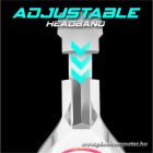 Spirit of Gamer Fejhallgató - PRO-H8 RGB White (MultiPlatform, mikrofon, 3.5mm jack, hangerőszabályzó, 2m kábel, fehér)