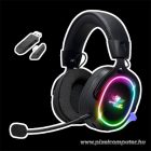 Spirit of Gamer Wireless Fejhallgató - MIC-XH1200 (MultiPlatform,7.1,mikrofon, hangerőszabályzó, nagy-párnás, fekete)