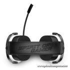Spirit of Gamer Wireless Fejhallgató - MIC-XH1400 (MultiPlatform, 7.1,mikrofon, hangerőszabályzó, nagy-párnás, fehér)