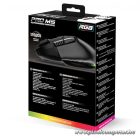 Spirit of Gamer Egér - PRO-M5 RGB (Optikai, 12800DPI, 1000Hz, 8 gomb, harisnyázott kábel, fekete)