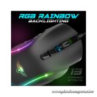 Spirit of Gamer Egér - ELITE-M30 (Optikai, 12800DPI, 10 gomb programozható, RGB, harisnyázott kábel, fekete)