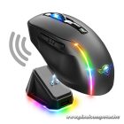 Spirit of Gamer Egér Vezeték nélküli  - ELITE-M50 Black (Optikai, 8000DPI, 1000Hz, 6 programozható gomb, RGB, fekete)