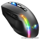 Spirit of Gamer Egér Vezeték nélküli  - ELITE-M50 Black (Optikai, 8000DPI, 1000Hz, 6 programozható gomb, RGB, fekete)
