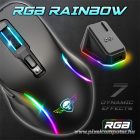 Spirit of Gamer Egér Vezeték nélküli  - ELITE-M50 Black (Optikai, 8000DPI, 1000Hz, 6 programozható gomb, RGB, fekete)