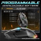 Spirit of Gamer Egér - ELITE-M60 Black (Optikai, 20000 DPI, 1000Hz, 9 programozható gomb, RGB, vezetékes, fekete)