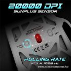 Spirit of Gamer Egér - ELITE-M60 White (Optikai, 20000 DPI, 1000Hz, 9 programozható gomb, RGB, vezetékes, fehér)