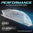 Spirit of Gamer Egér - ELITE-M60 White (Optikai, 20000 DPI, 1000Hz, 9 programozható gomb, RGB, vezetékes, fehér)