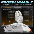 Spirit of Gamer Egér - ELITE-M60 White (Optikai, 20000 DPI, 1000Hz, 9 programozható gomb, RGB, vezetékes, fehér)