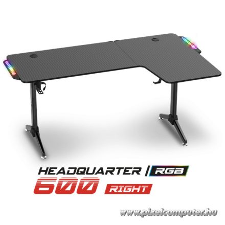 Spirit of Gamer Gamer Asztal - Headquarter 600 R