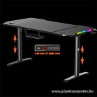 Spirit of Gamer Gamer Asztal - Headquarter 900 (MDF lap, fém lábak, állítható magasság(motoros), 140 x 70 x 1,8 cm)
