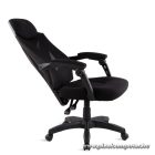 Spirit of Gamer szék - HELLCAT Black (állítható dőlés/magasság; szövet; max.120kg-ig, fekete)