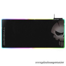   Spirit of Gamer Egérpad - Darkskull RGB Mouse Pad XXXL (RGB háttérvilágítás, USB Hub, 900 x 400 x 4mm; fekete)