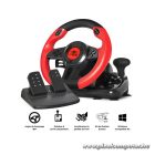 Spirit of Gamer Kormány - RACE WHEEL PRO 1 (kormány+pedálok, PC kompatibilis, fekete/piros)