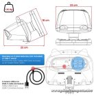 Spirit of Gamer Kormány - RACE WHEEL PRO AIR (PC/PS3/PS4/Switch/Android kompatibilis, piros/kék)