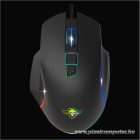 Spirit of Gamer Egér - PRO-M1 (Optikai, 8000DPI, 7 programozható gomb, harisnyázott kábel, fekete)