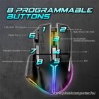 Spirit of Gamer Egér vezeték nélküli - PRO-M5 Wireless (Optikai, 8000DPI, 8 gomb, fekete)