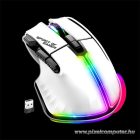 Spirit of Gamer Egér vezeték nélküli - PRO-M5 Arctic Wireless (Optikai, 8000DPI, 8 gomb, fehér)