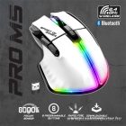 Spirit of Gamer Egér vezeték nélküli - PRO-M5 Arctic Wireless (Optikai, 8000DPI, 8 gomb, fehér)
