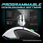Spirit of Gamer Egér vezeték nélküli - PRO-M5 Arctic Wireless (Optikai, 8000DPI, 8 gomb, fehér)