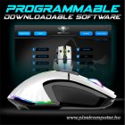 Spirit of Gamer Egér - PRO-M5 Arctic (Optikai, 12800DPI, 1000Hz, 8 gomb, harisnyázott kábel, fehér)