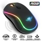Spirit of Gamer Egér Vezeték nélküli - PRO-M9 (Optikai, 4200DPI, 6 programozható gomb, Max.: 10m, fekete)