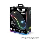 Spirit of Gamer Egér Vezeték nélküli - PRO-M9 (Optikai, 4200DPI, 6 programozható gomb, Max.: 10m, fekete)