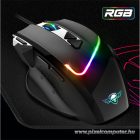 Spirit of Gamer Egér - PRO-M3 RGB (Optikai, 7200DPI, 8 gomb, harisnyázott kábel, fekete) + egérpad