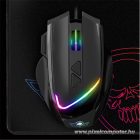 Spirit of Gamer Egér - PRO-M3 RGB (Optikai, 7200DPI, 8 gomb, harisnyázott kábel, fekete) + egérpad