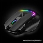 Spirit of Gamer Egér - PRO-M3 RGB (Optikai, 7200DPI, 8 gomb, harisnyázott kábel, fekete) + egérpad