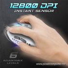 Spirit of Gamer Egér - S-PM4 RGB Arctic (Optikai, 12800DPI, 6 gomb, harisnyázott kábel, fehér)