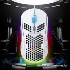 Spirit of Gamer Egér - S-PM4 RGB Arctic (Optikai, 12800DPI, 6 gomb, harisnyázott kábel, fehér)