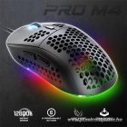 Spirit of Gamer Egér - S-PM4 RGB (Optikai, 12800DPI, 6 gomb, harisnyázott kábel, fekete)