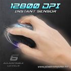 Spirit of Gamer Egér - S-PM4 RGB (Optikai, 12800DPI, 6 gomb, harisnyázott kábel, fekete)