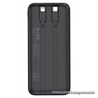 S-Link Powerbank - IP-G16L 10000mAh (3x Type-C, Lightning, 20W PD, led, fekete)