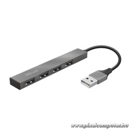 Trust USB Hub - Halyx mini (4port USB2.0; aluminium)