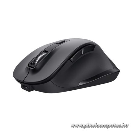 Trust Egér Notebook Vezeték Nélküli - Fyda Eco (Optikai érzékelő; 800-2400dpi; Beépített akkumulátor; fekete)