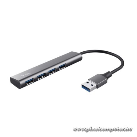 Trust USB Hub - Halyx (USB; 4port USB3.2; aluminium)